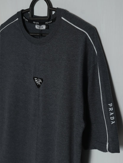CTS2- PRDA RELAX FIT PREMIUM COTTON T SHIRT "CHARCOAL"