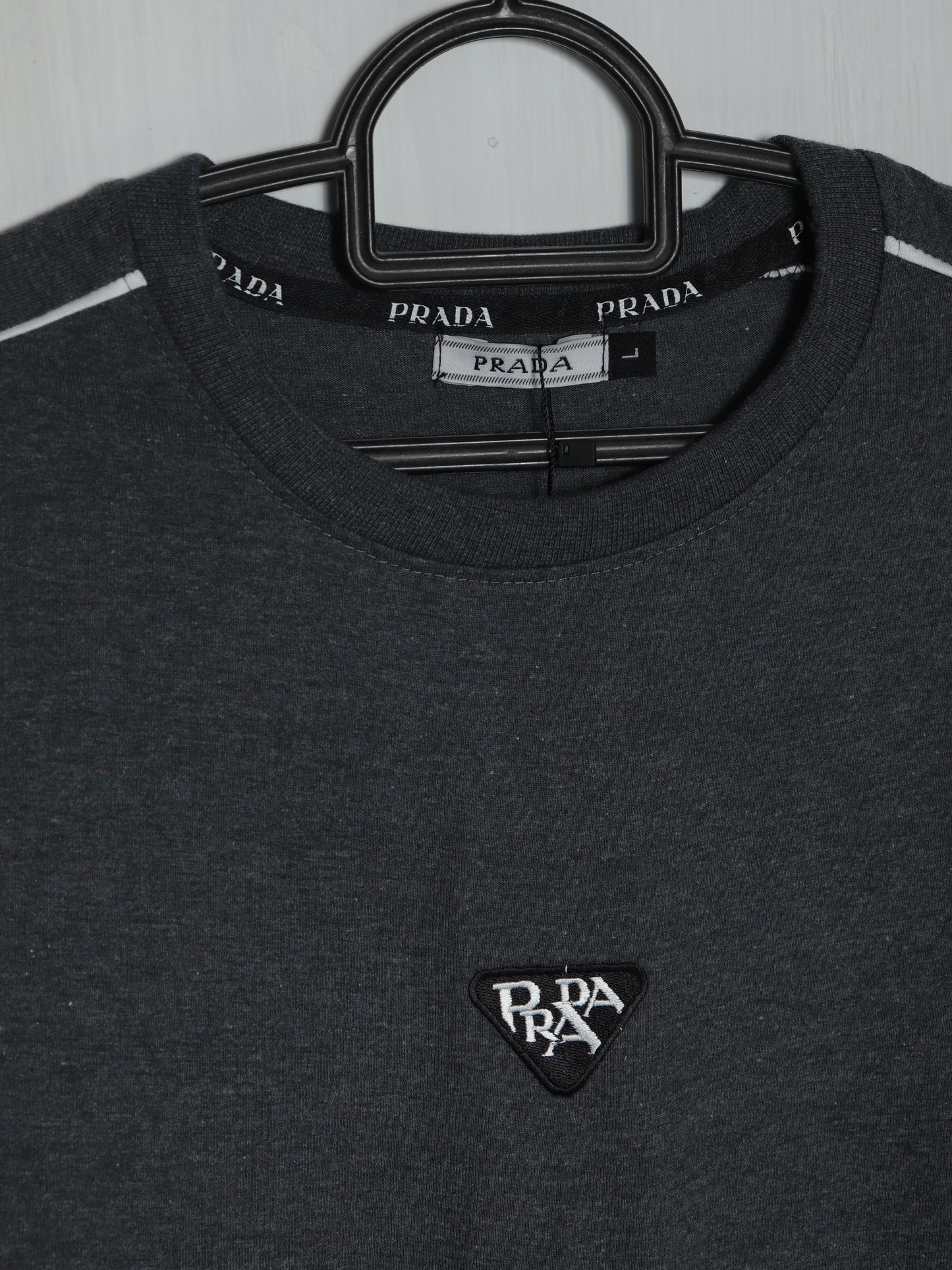CTS2- PRDA RELAX FIT PREMIUM COTTON T SHIRT "CHARCOAL"
