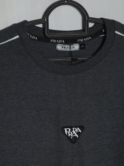 CTS2- PRDA RELAX FIT PREMIUM COTTON T SHIRT "CHARCOAL"
