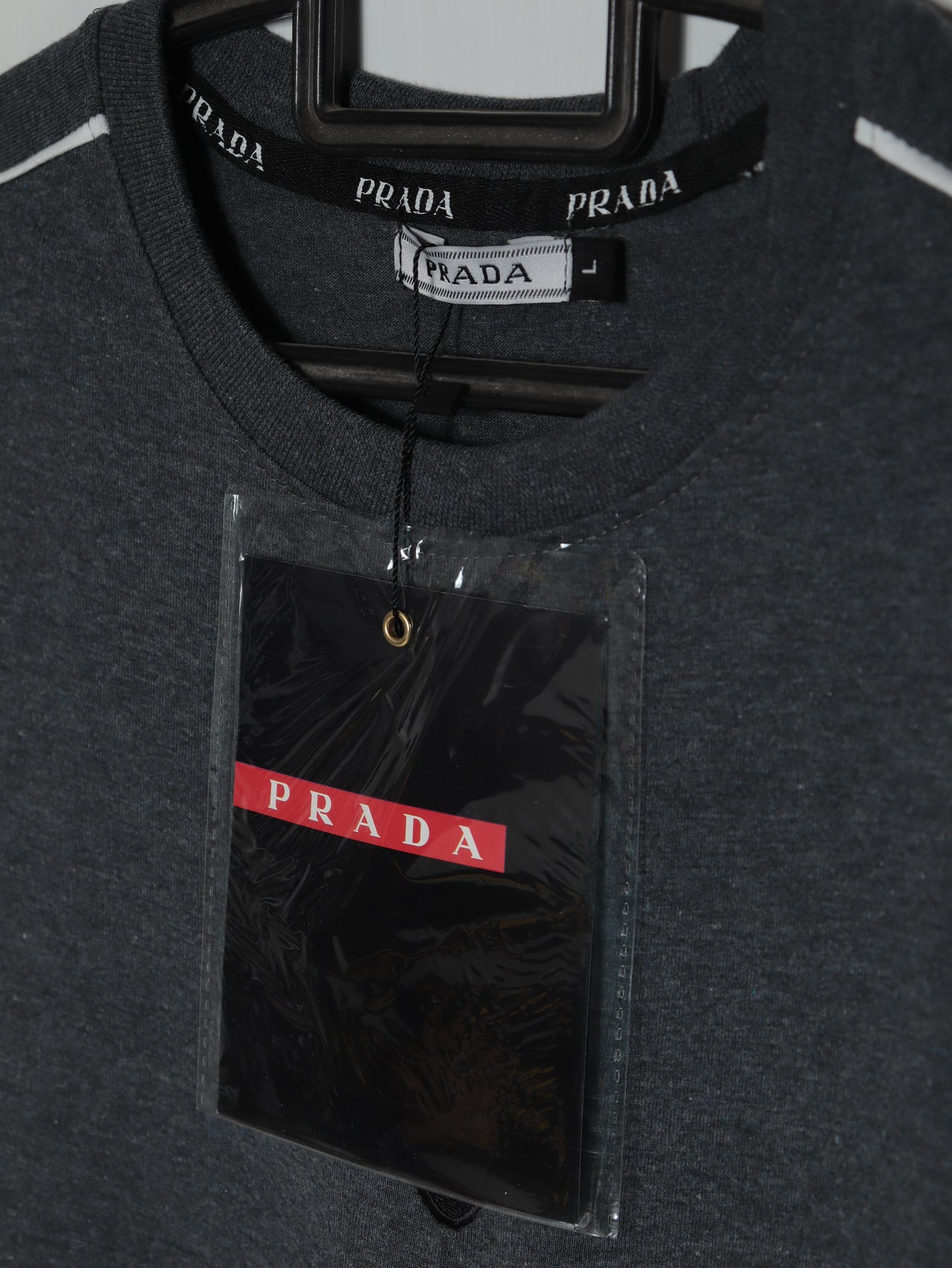 CTS2- PRDA RELAX FIT PREMIUM COTTON T SHIRT "CHARCOAL"