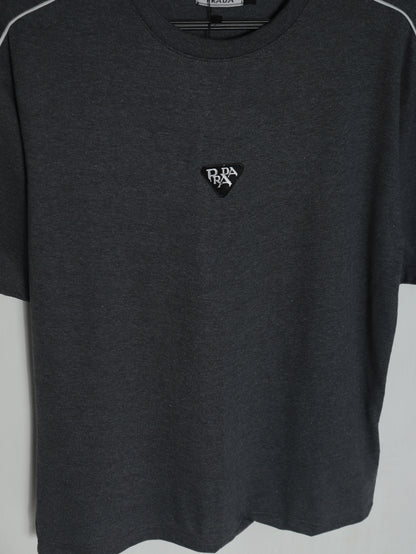 CTS2- PRDA RELAX FIT PREMIUM COTTON T SHIRT "CHARCOAL"