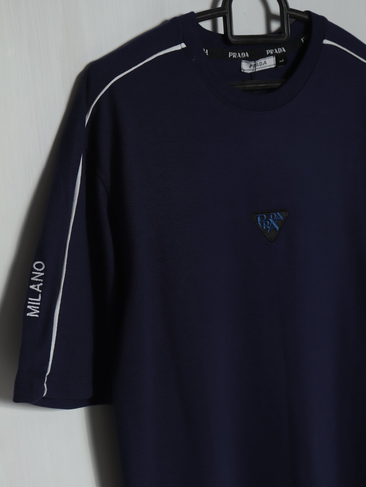 CTS2- PRDA RELAX FIT PREMIUM COTTON T SHIRT "NAVY"