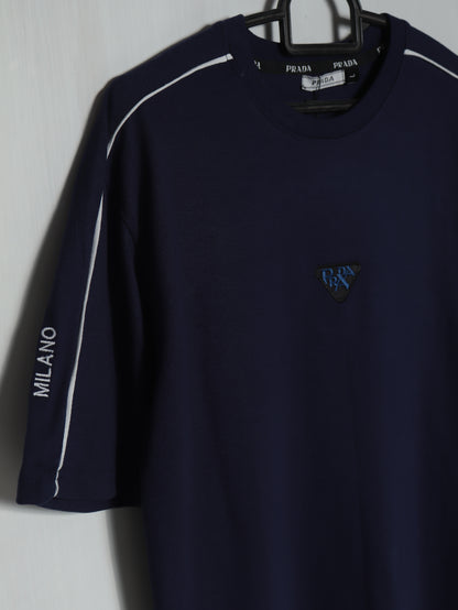 CTS2- PRDA RELAX FIT PREMIUM COTTON T SHIRT "NAVY"