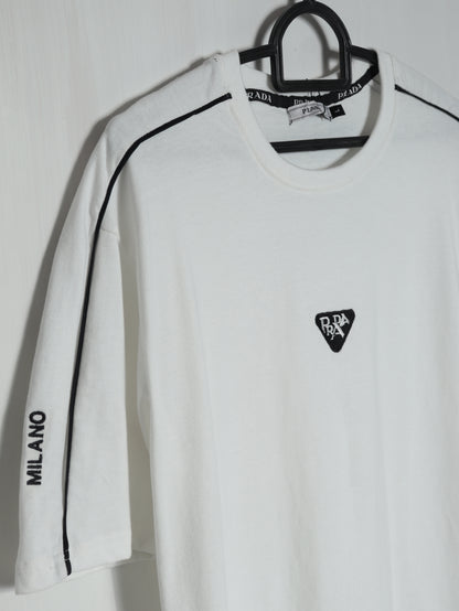 CTS2- PRDA RELAX FIT PREMIUM COTTON T SHIRT "WHITE"