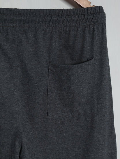 TR341- PRL STRIPE RELAX FIT PREMIUM COTTON TROUSER "CHARCOAL"