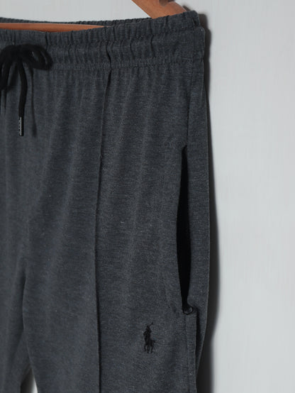 TR341- PRL STRIPE RELAX FIT PREMIUM COTTON TROUSER "CHARCOAL"