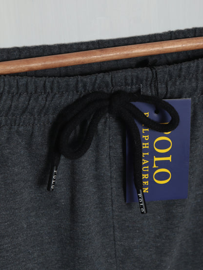 TR341- PRL STRIPE RELAX FIT PREMIUM COTTON TROUSER "CHARCOAL"