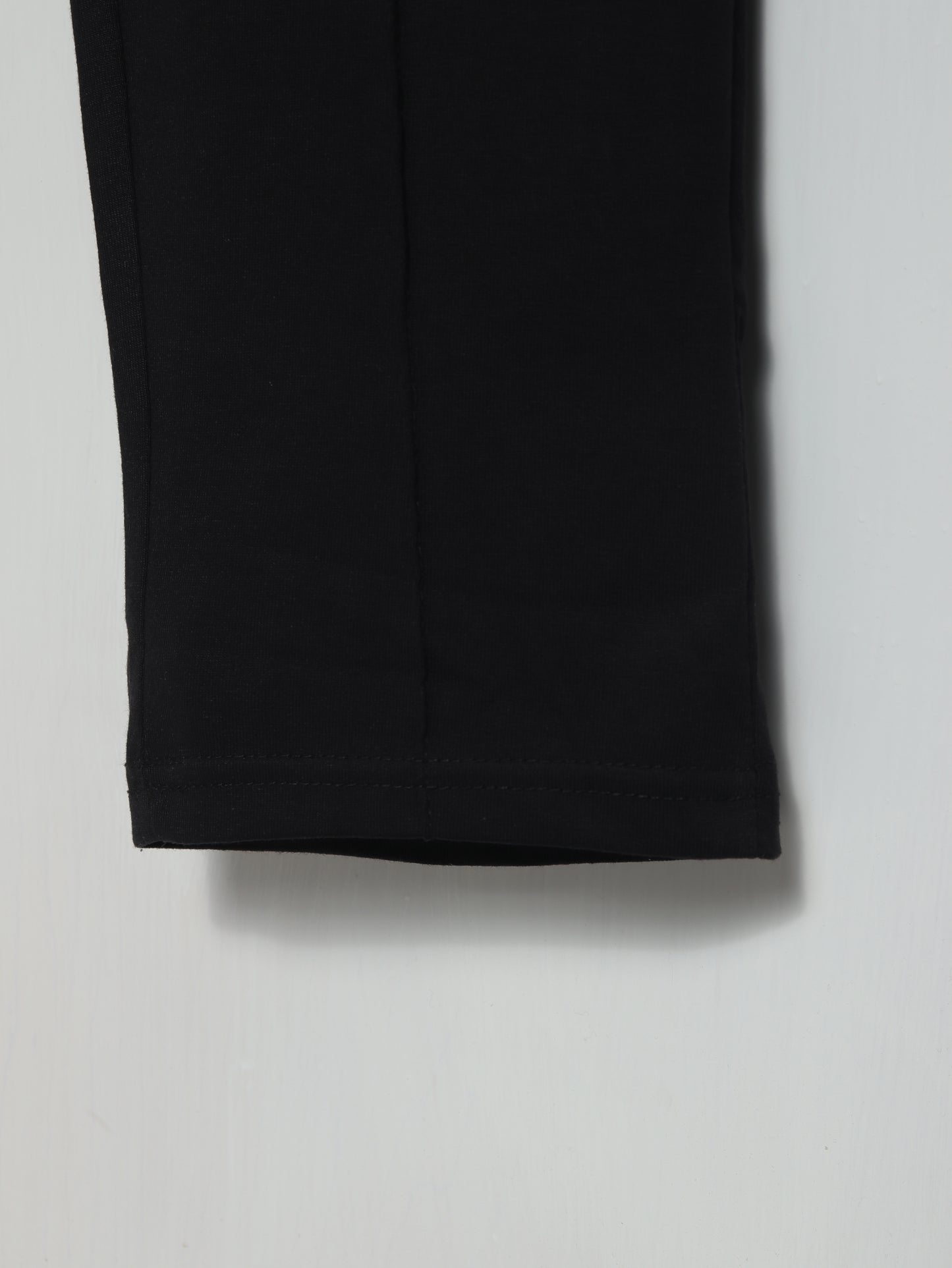TR341- PRL STRIPE RELAX FIT PREMIUM COTTON TROUSER "BLACK"