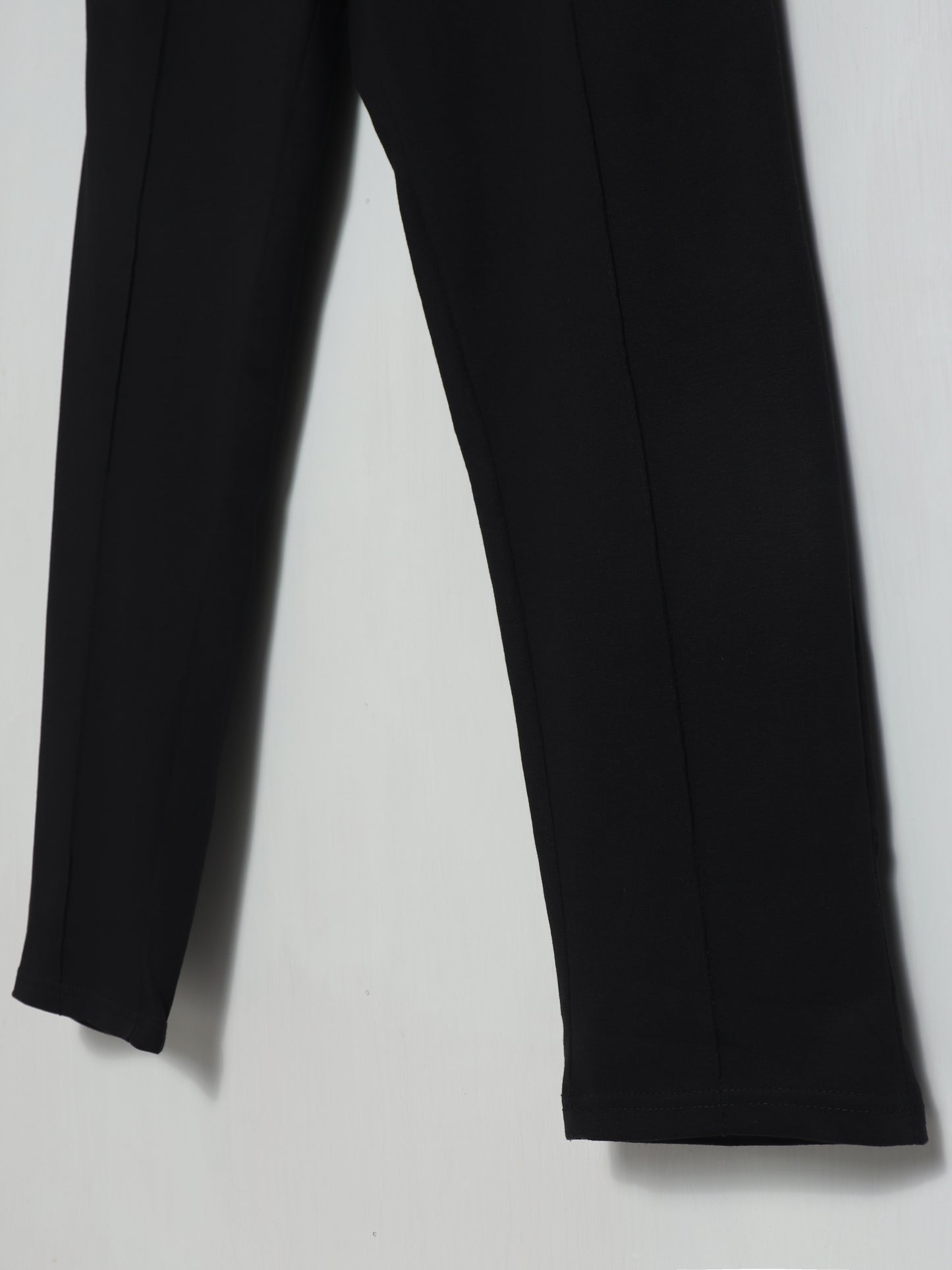 TR341- PRL STRIPE RELAX FIT PREMIUM COTTON TROUSER "BLACK"