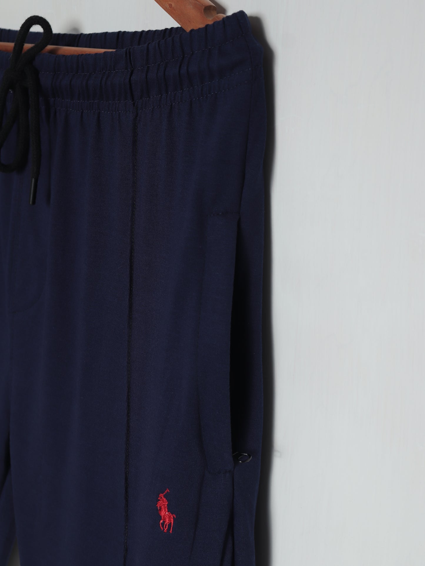 TR341- PRL STRIPE RELAX FIT PREMIUM COTTON TROUSER "NAVY"