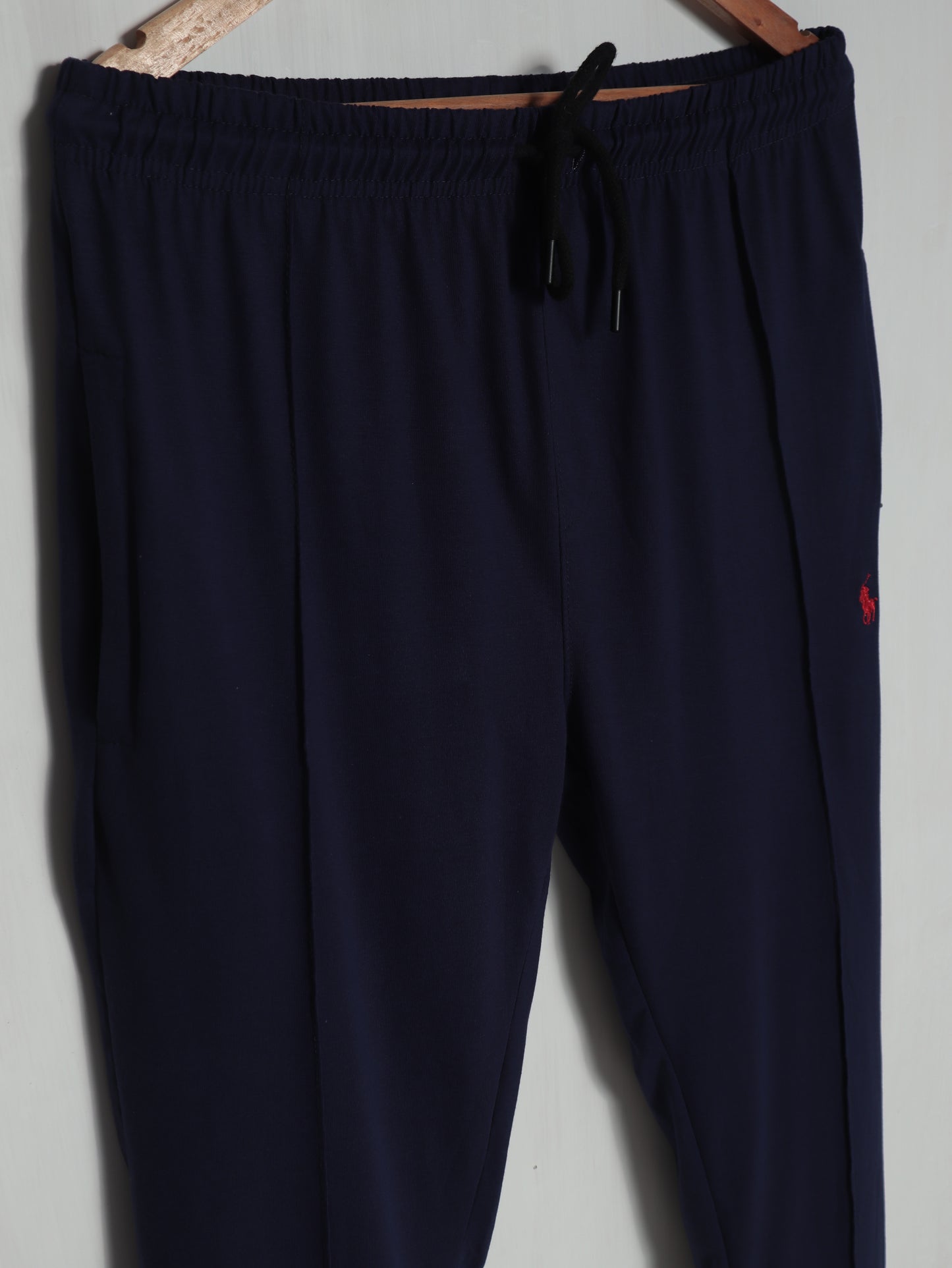 TR341- PRL STRIPE RELAX FIT PREMIUM COTTON TROUSER "NAVY"