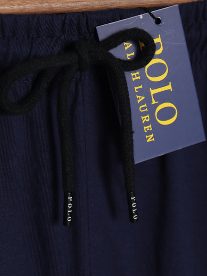 TR341- PRL STRIPE RELAX FIT PREMIUM COTTON TROUSER "NAVY"