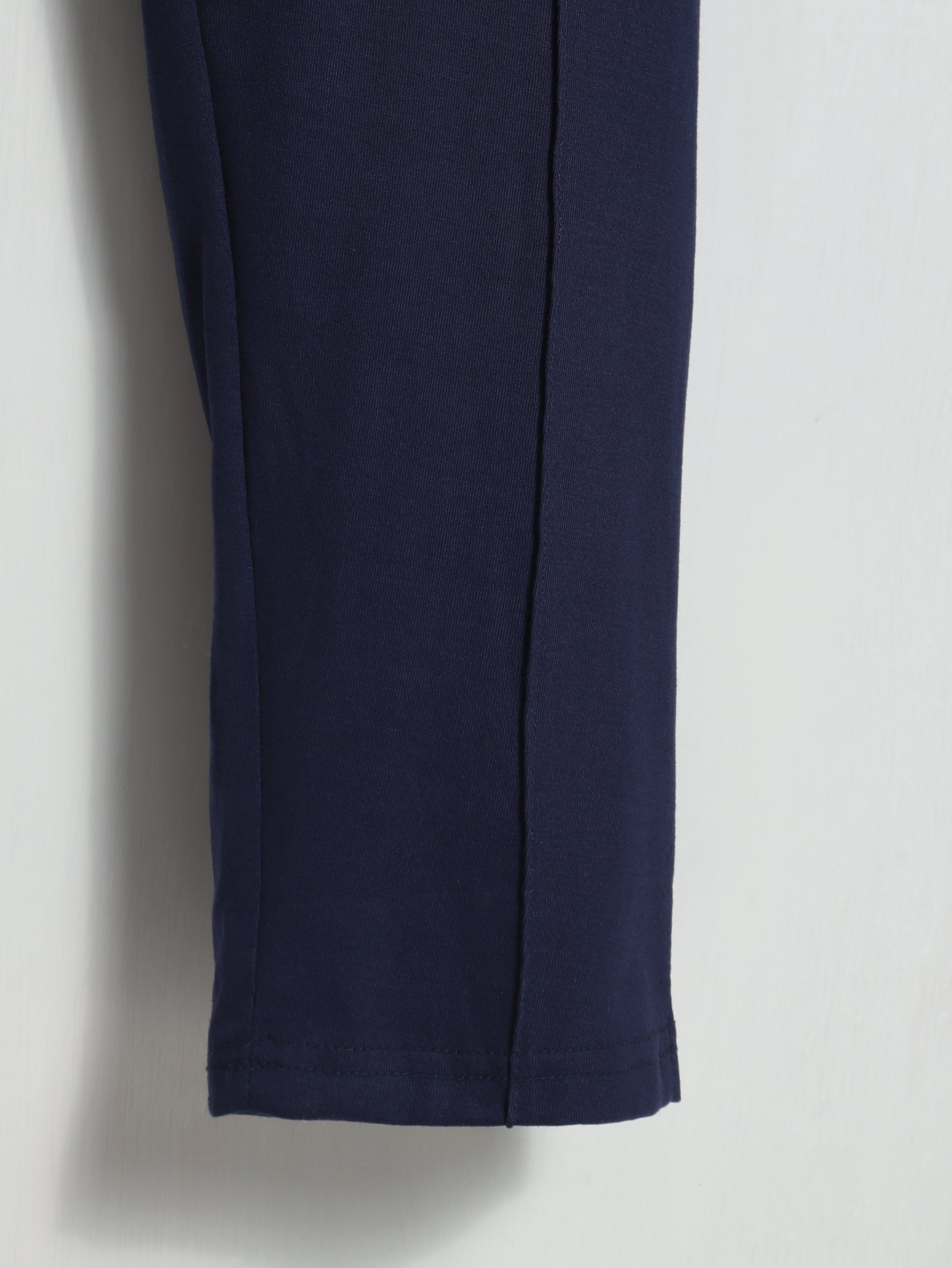 TR341- PRL STRIPE RELAX FIT PREMIUM COTTON TROUSER "NAVY"