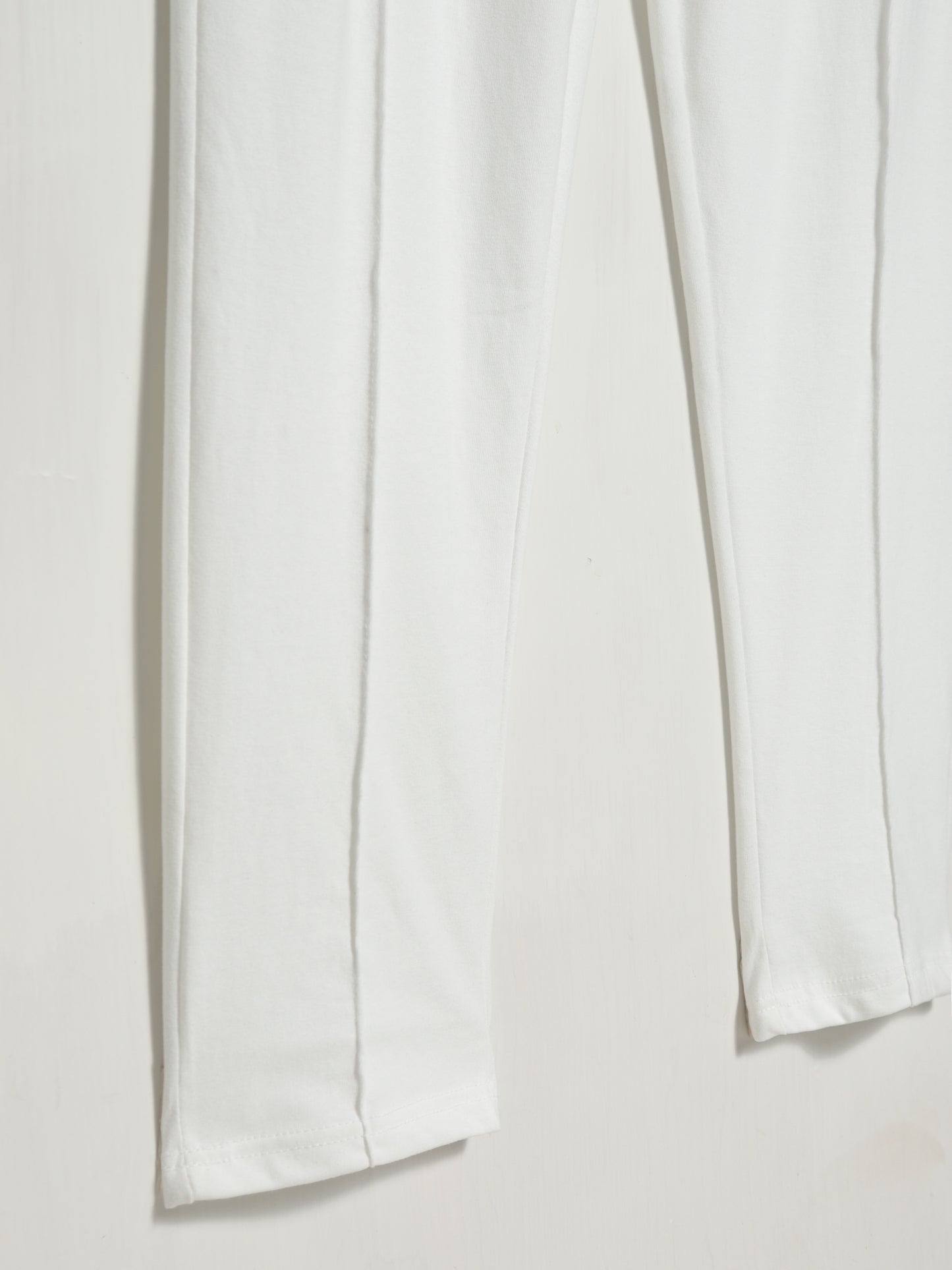 TR341- PRL STRIPE RELAX FIT PREMIUM COTTON TROUSER "WHITE"