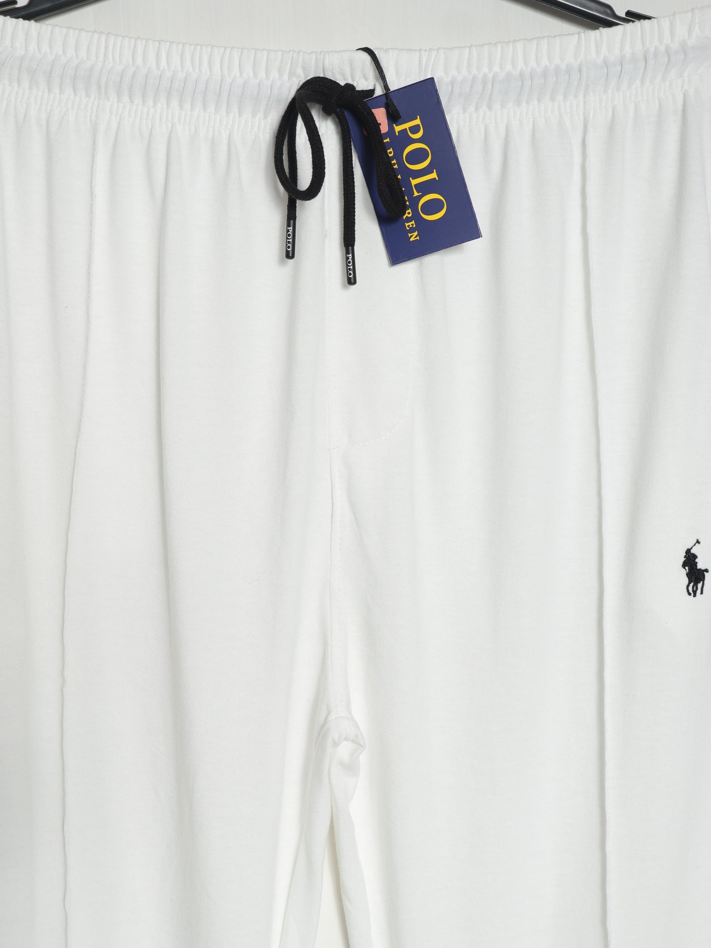 TR341- PRL STRIPE RELAX FIT PREMIUM COTTON TROUSER "WHITE"