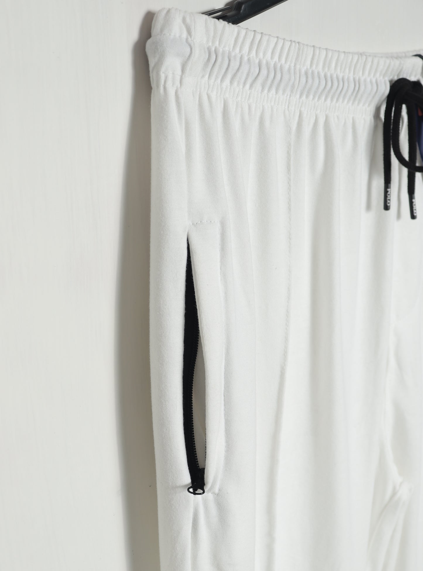 TR341- PRL STRIPE RELAX FIT PREMIUM COTTON TROUSER "WHITE"