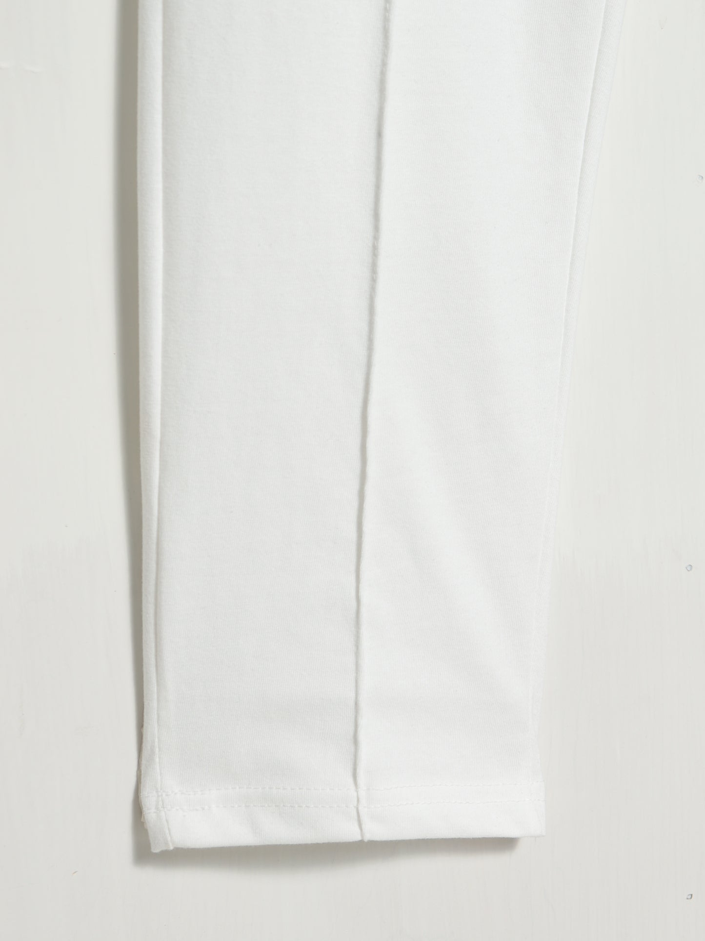 TR341- PRL STRIPE RELAX FIT PREMIUM COTTON TROUSER "WHITE"