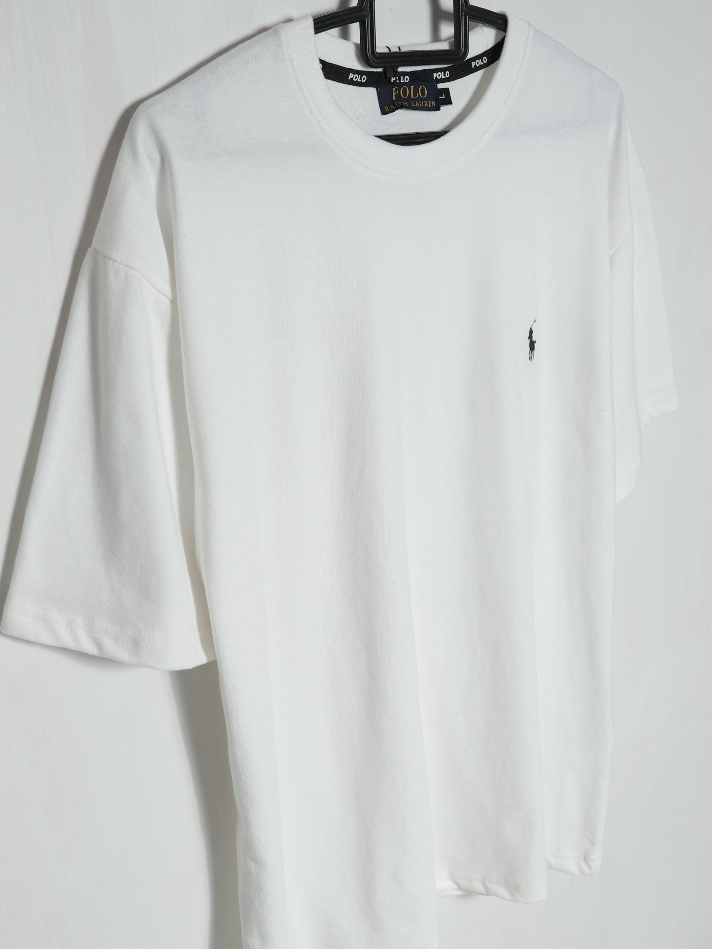 CTS3- PRLN RELAX FIT PREMIUM COTTON T SHIRT "WHITE"