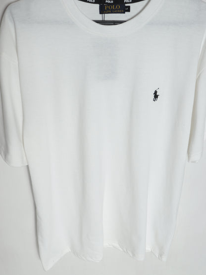 CTS3- PRLN RELAX FIT PREMIUM COTTON T SHIRT "WHITE"