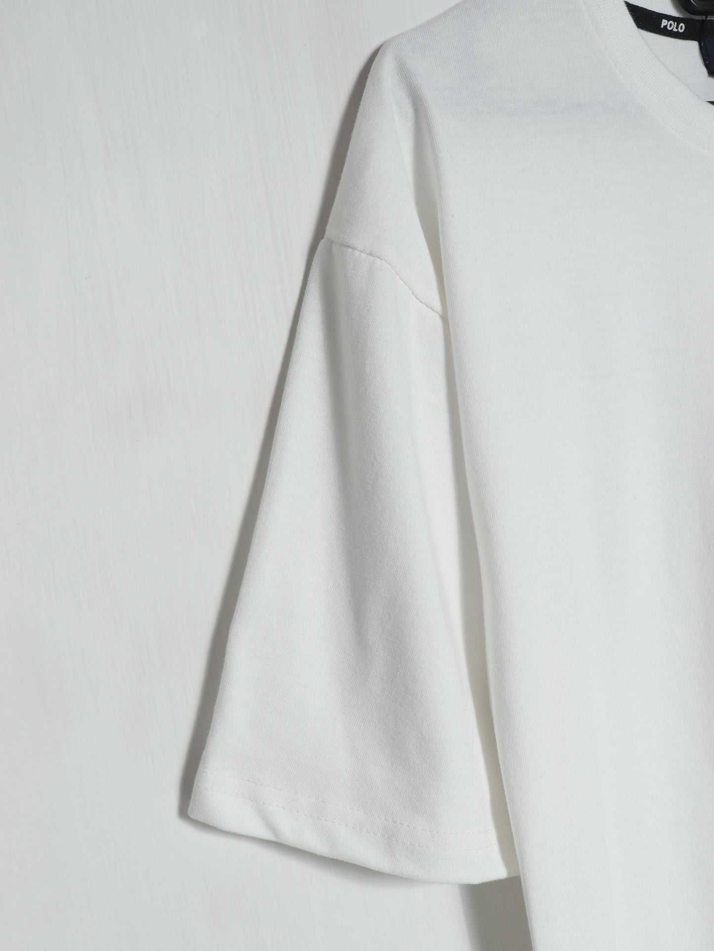 CTS3- PRLN RELAX FIT PREMIUM COTTON T SHIRT "WHITE"