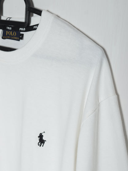 CTS3- PRLN RELAX FIT PREMIUM COTTON T SHIRT "WHITE"