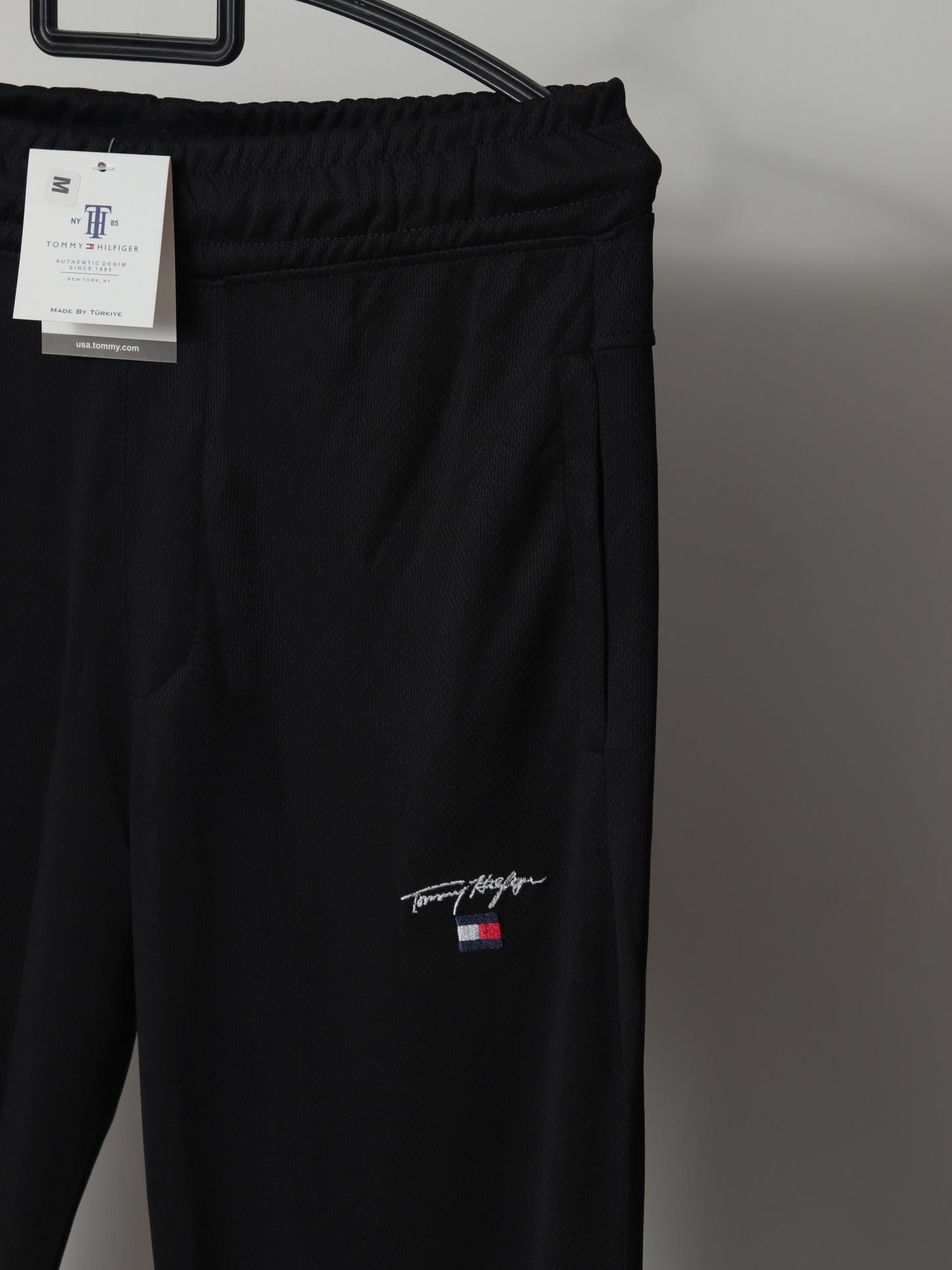 TR325- TH FLAG MICROFIBER PREMIUM TROUSER "BLACK"