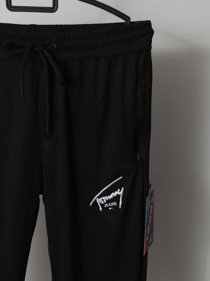 TR323- TJ MESH TEXTURE PREMIUM TROUSER "BLACK"