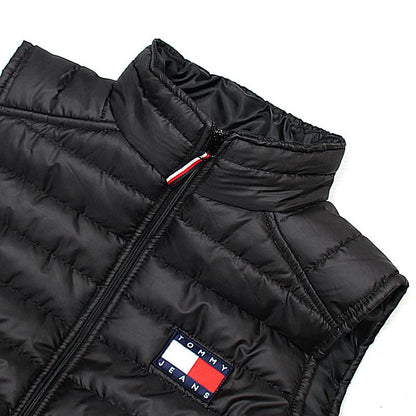 SJ404-THFGR MEN EXCLUSIVE SLEEVELESS QUILTED GILET "BLACK"