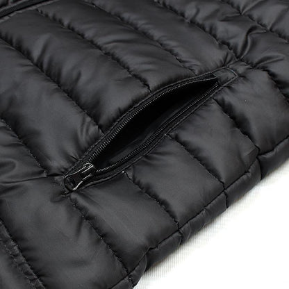 SJ404-THFGR MEN EXCLUSIVE SLEEVELESS QUILTED GILET "BLACK"