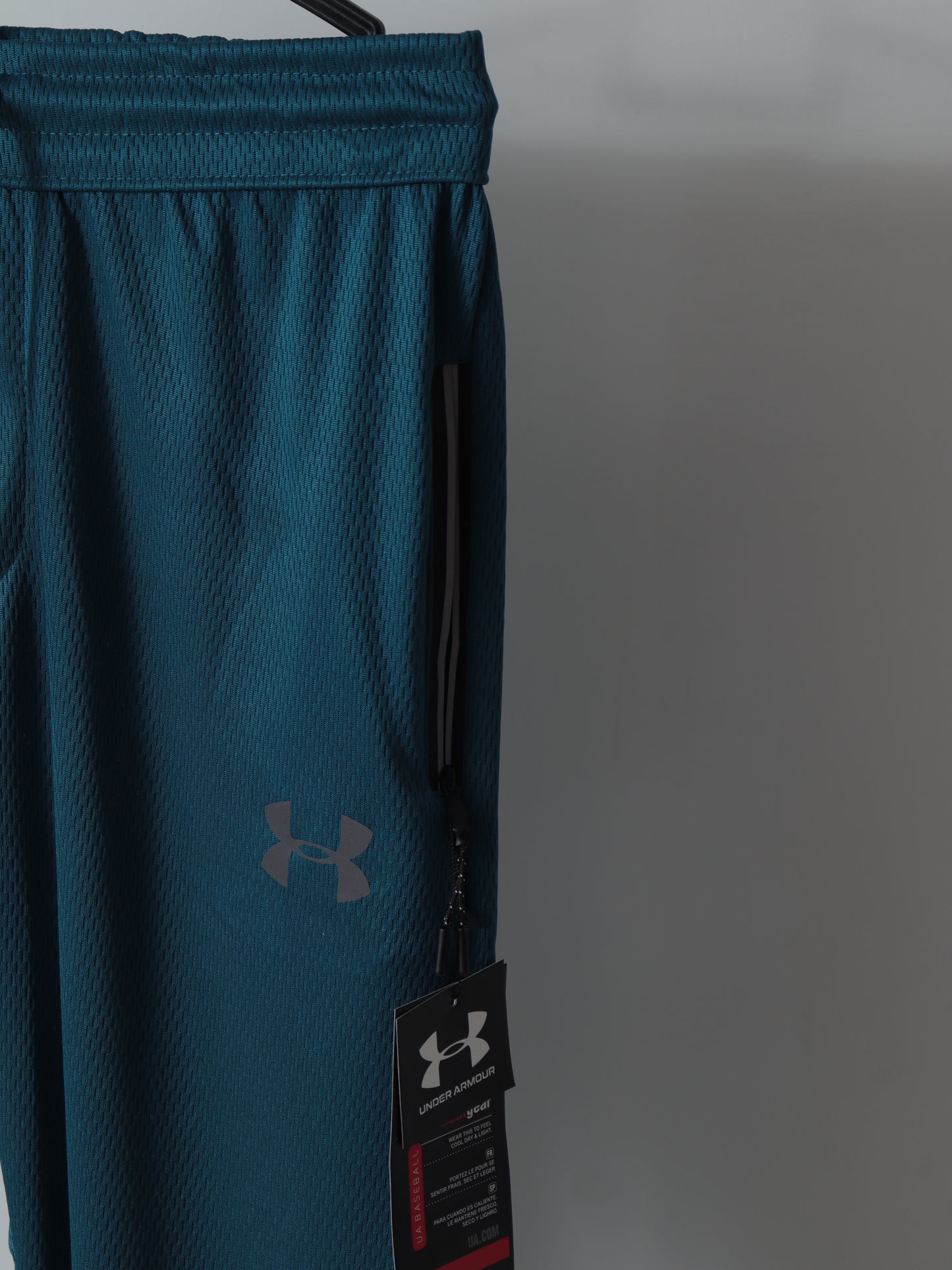 TR322- UA PREMIUM MESH TEXTURE TROUSER "AQUA"