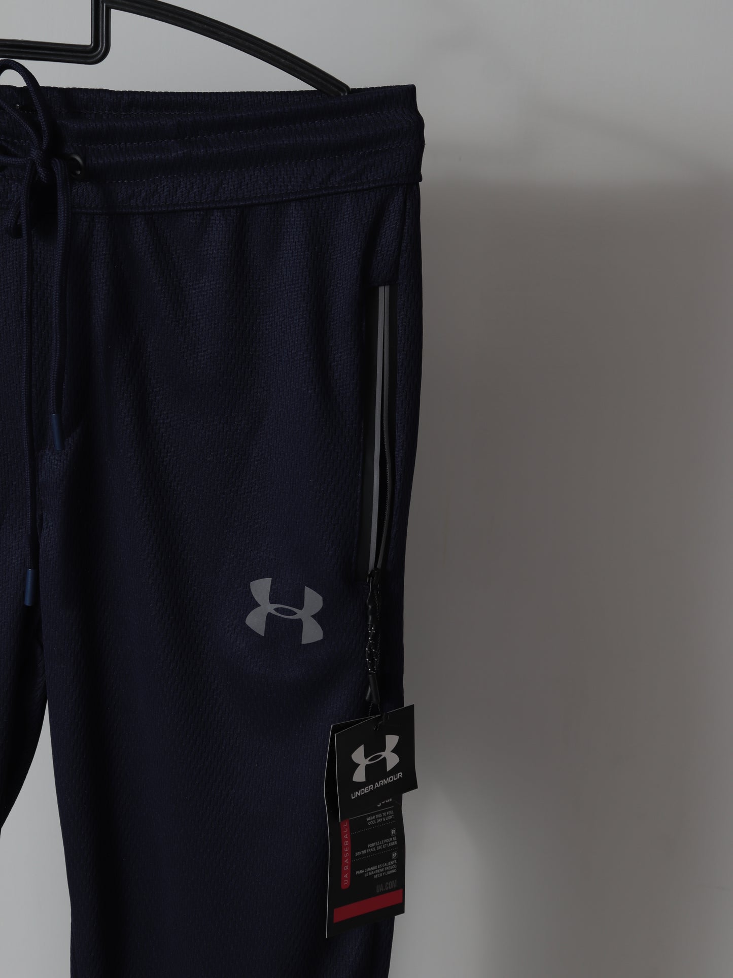 TR322- UA PREMIUM MESH TEXTURE TROUSER "NAVY"