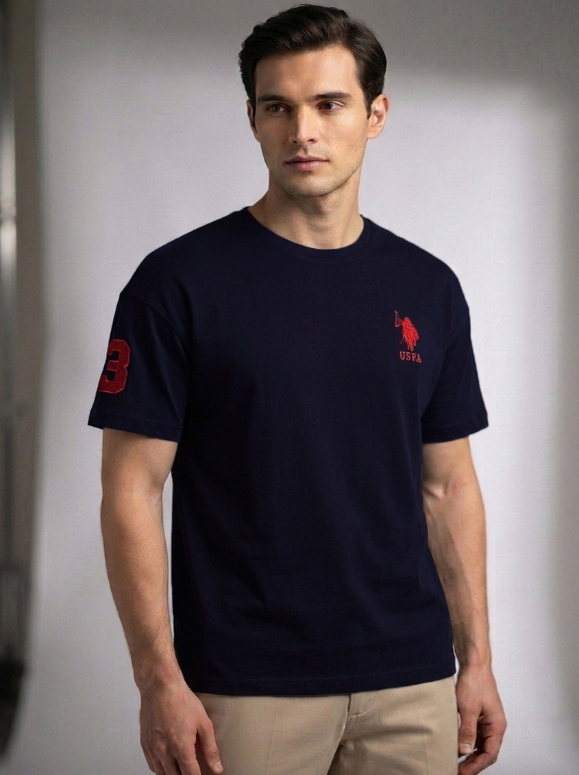 CTS5- U.S.P RELAX FIT PREMIUM COTTON T SHIRT (BUY 2 GET 1 FREE BUNDLE OFFER)