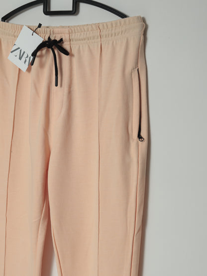 TR339- ZRA FRONT STRIPE 3 POCKET COTTON TROUSER "AMBER"