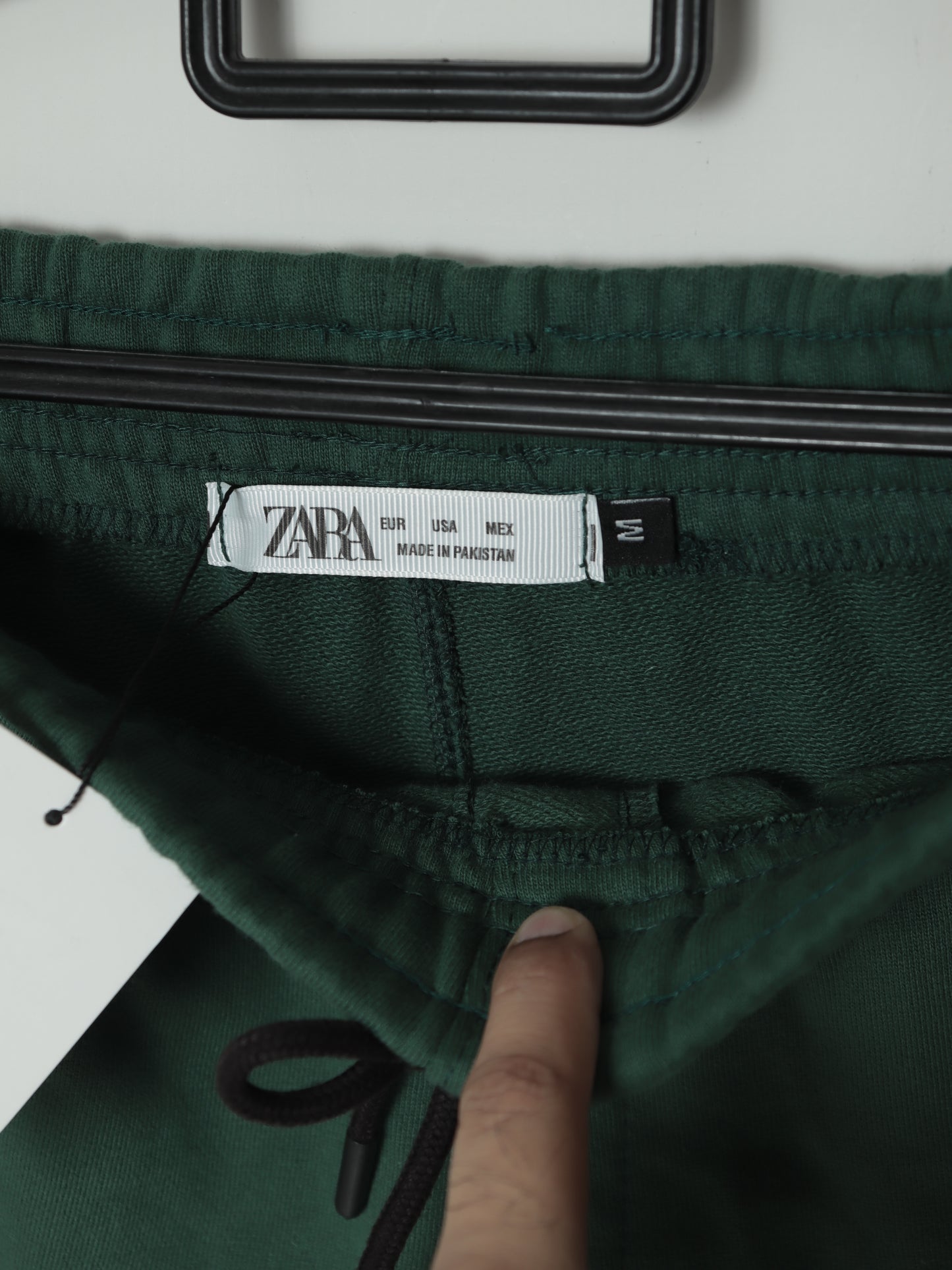 TR339- ZRA FRONT STRIPE 3 POCKET COTTON TROUSER "GREEN"