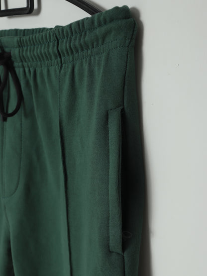 TR339- ZRA FRONT STRIPE 3 POCKET COTTON TROUSER "GREEN"