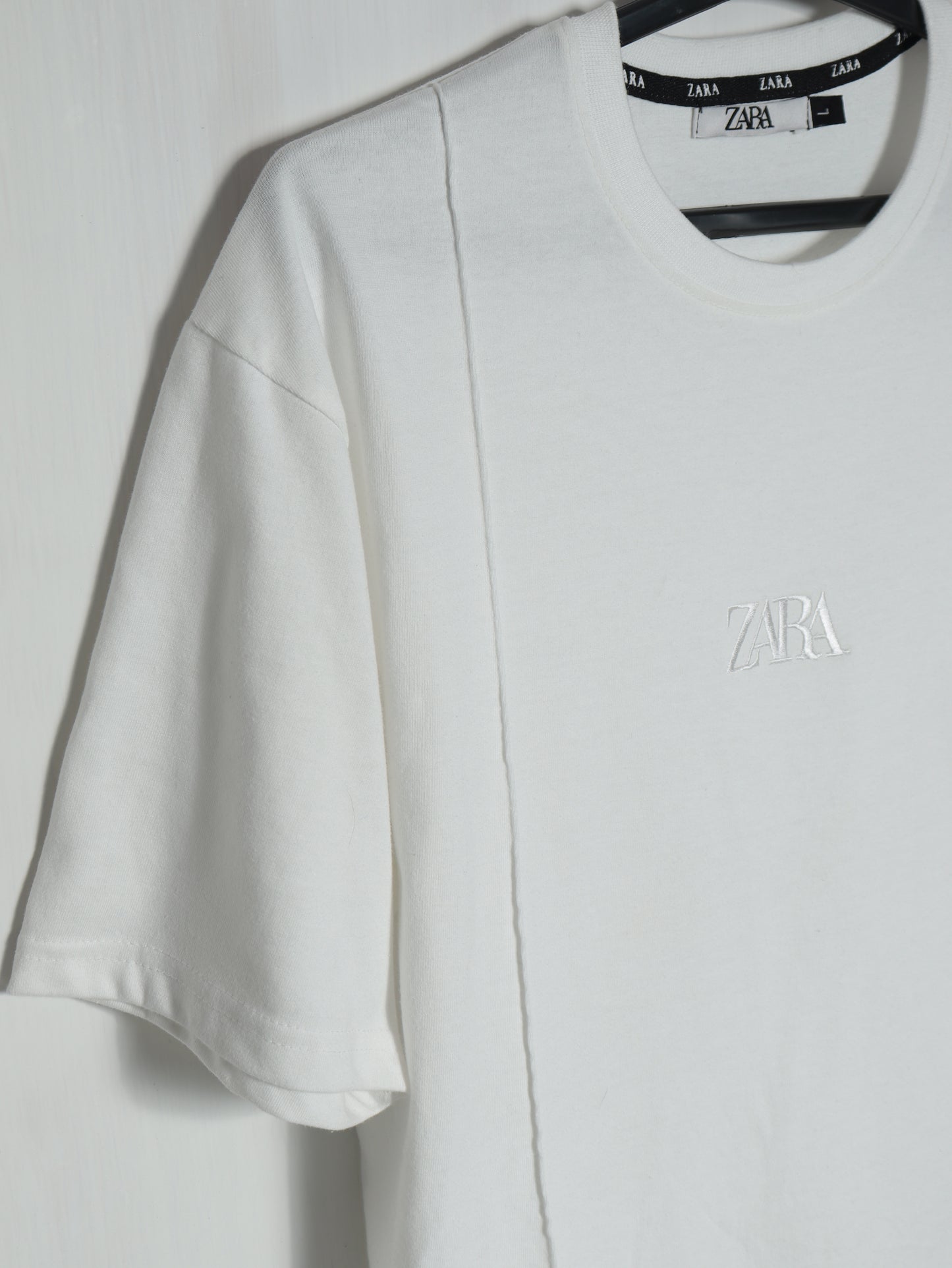 CTS4- ZRA RELAX FIT PREMIUM COTTON T SHIRT "WHITE"