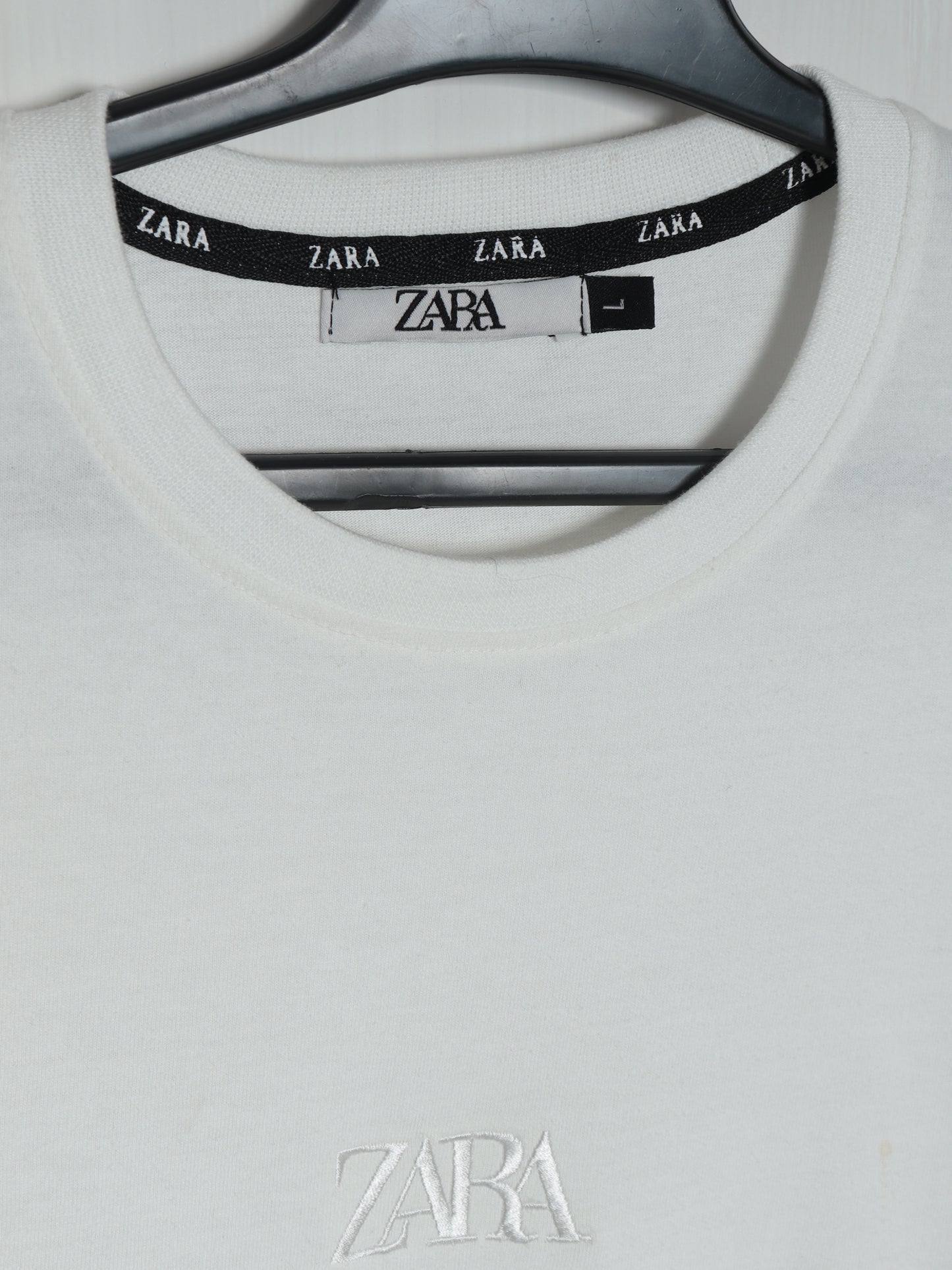 CTS4- ZRA RELAX FIT PREMIUM COTTON T SHIRT "WHITE"