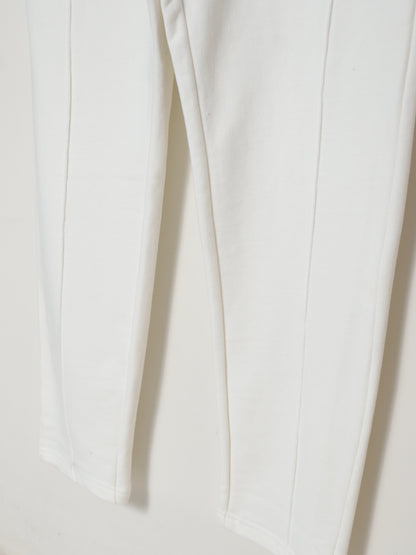 TR339- ZRA FRONT STRIPE 3 POCKET COTTON TROUSER "WHITE"