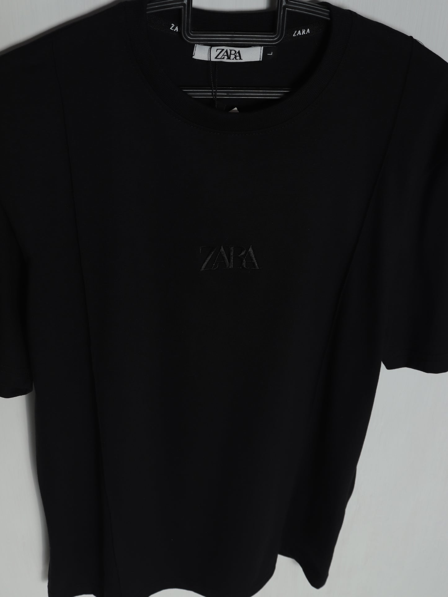 CTS4- ZRA RELAX FIT PREMIUM COTTON T SHIRT "BLACK"