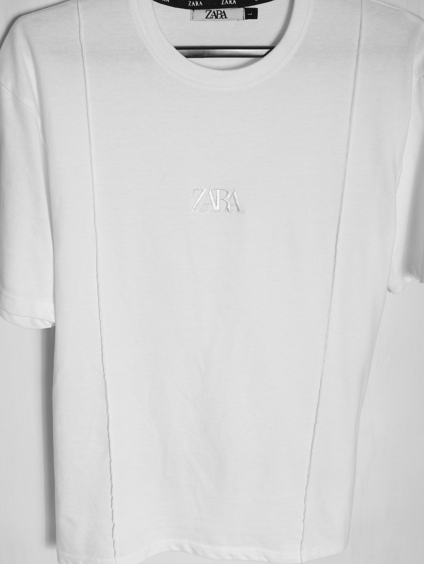 CTS4- ZRA RELAX FIT PREMIUM COTTON T SHIRT "WHITE"