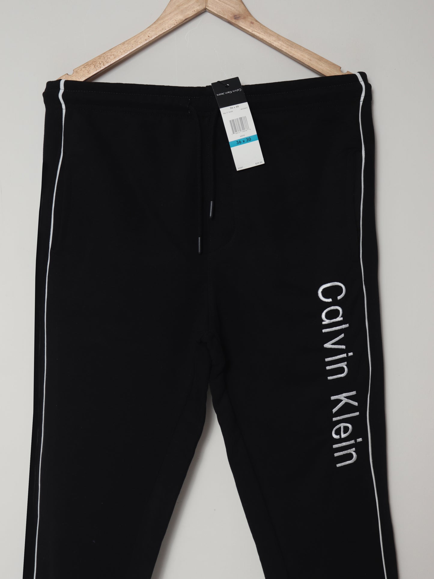 TR338-CKLN PURE COTTON TERRY 3 POCKET TROUSER "BLACK"