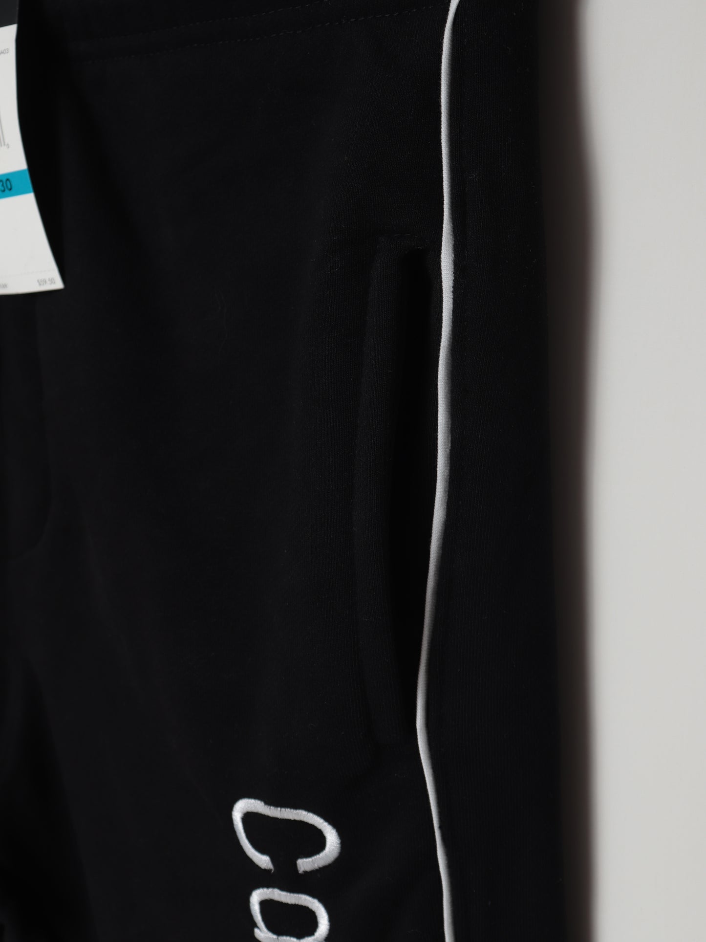 TR338-CKLN PURE COTTON TERRY 3 POCKET TROUSER "BLACK"