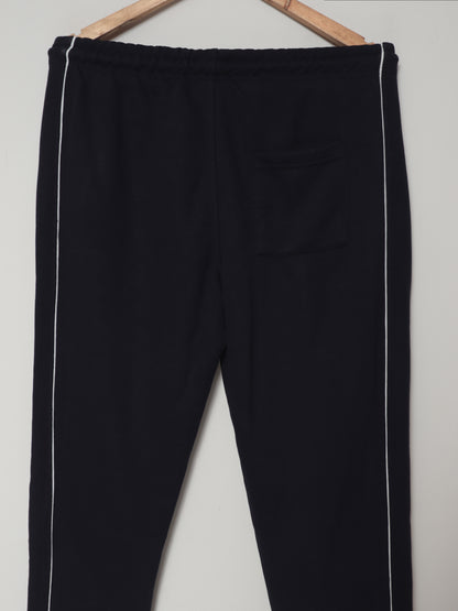 TR338-CKLN PURE COTTON TERRY 3 POCKET TROUSER "DARK NAVY"