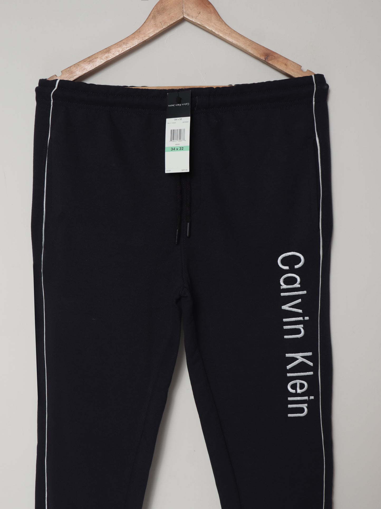 TR338-CKLN PURE COTTON TERRY 3 POCKET TROUSER "DARK NAVY"