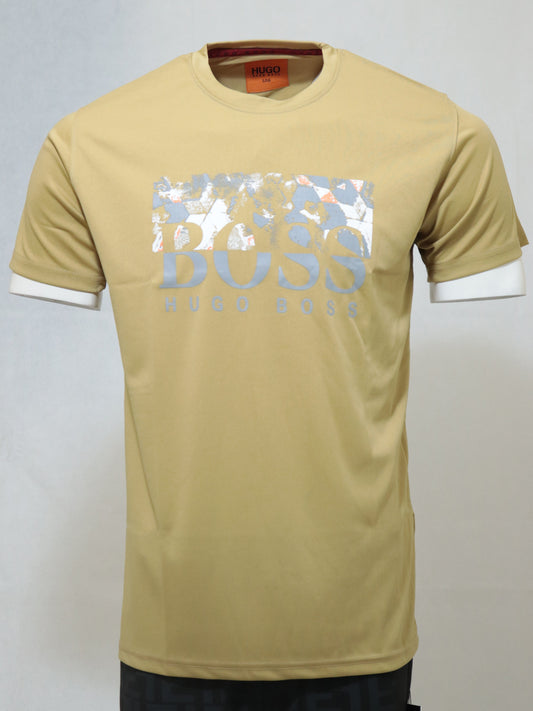 BL-TS.111- HGOBSS DRY FIT PREMIUM T SHIRT "DUST CAMEL"