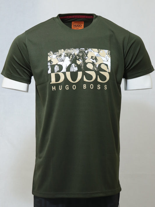 BL-TS.111- HGOBSS DRY FIT PREMIUM T SHIRT "OLIVE"