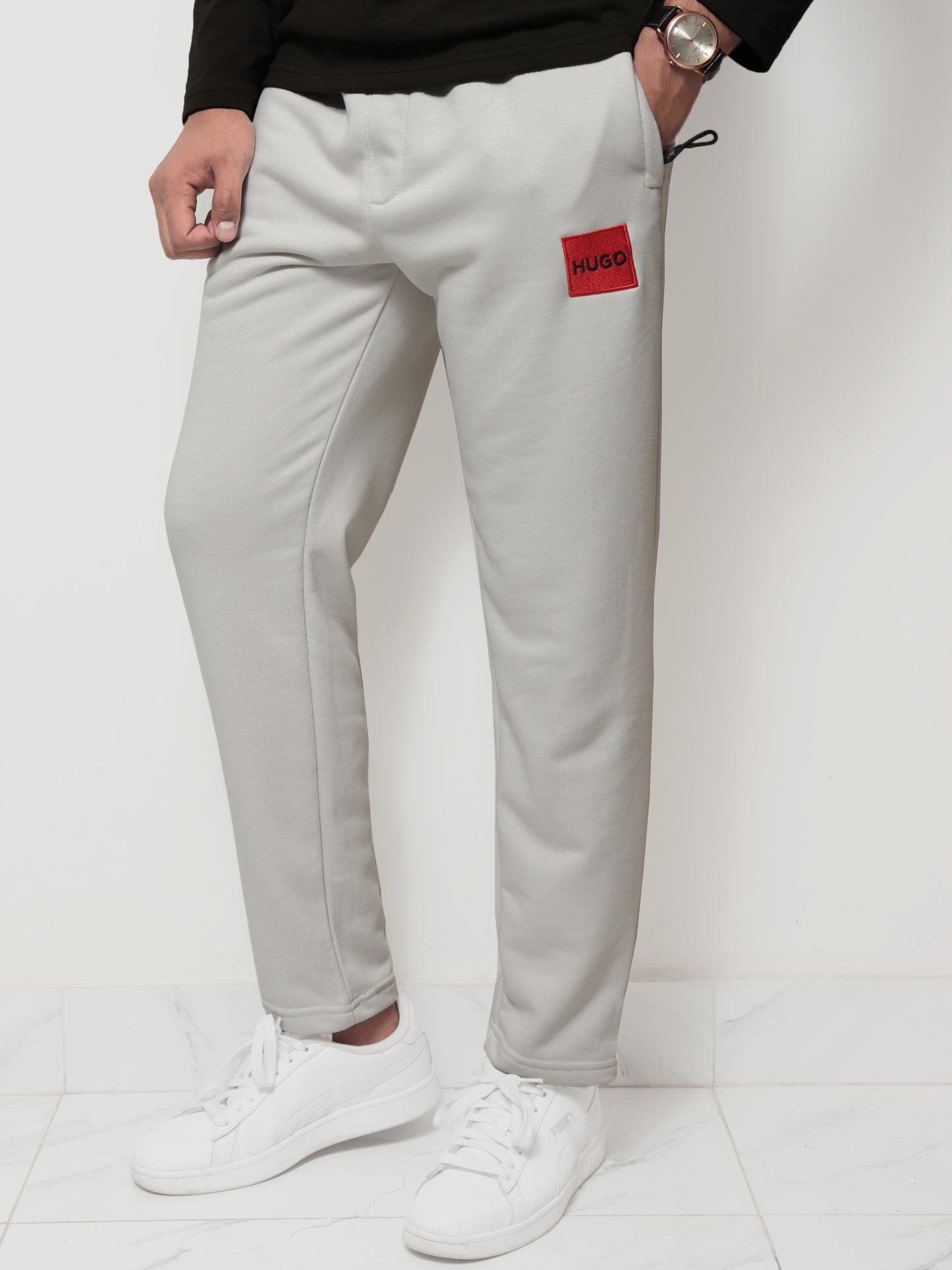 TR327- HGO 100% COTTON PREMIUM TROUSER "BONE GREY"