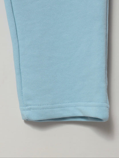 TR328-B- LCSTE COTTON TERRY BACK POCKET TROUSER  "AQUA"