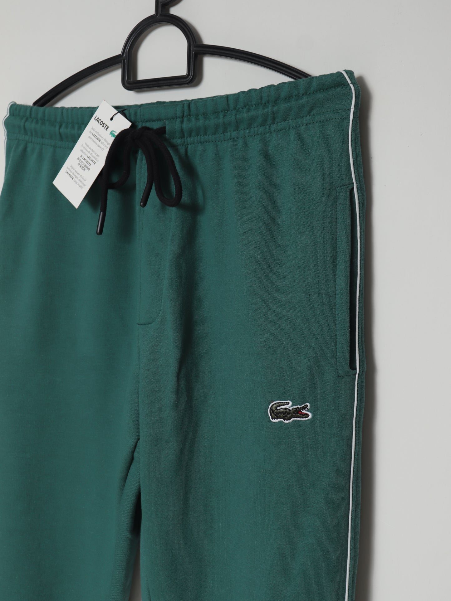 TR328-P- LCSTE 100% COTTON TERRY PIPING 3 POCKET TROUSER "FOREST GREEN"