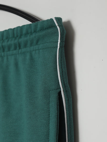 TR328-P- LCSTE 100% COTTON TERRY PIPING 3 POCKET TROUSER "FOREST GREEN"